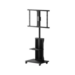 Porodo Mobile Tv Stand Dynamic Swivel & Tilt